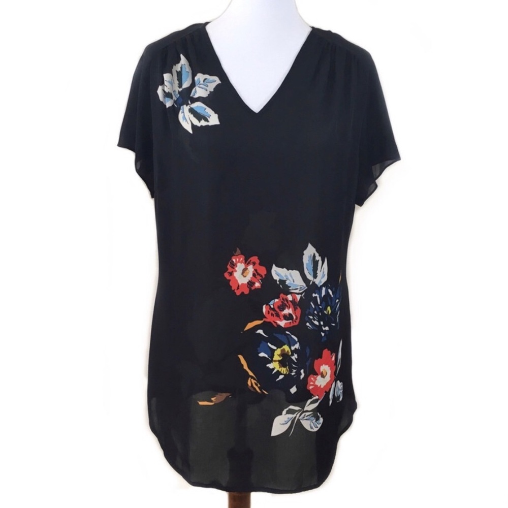 Cabi Fiore Style 5020 Black V-Neck Pullover Tunic